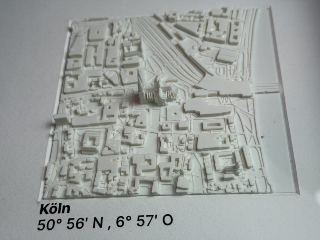 Druck die Welt 3D Modell Kölner Dom