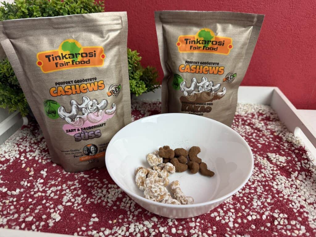 Tinkarosi Fair Food, die Sorten Süß und Kakao