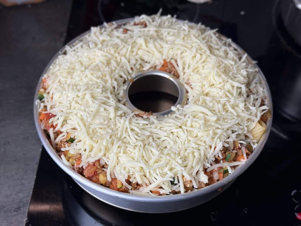 Und unser Auflauf bevor im Omnia war