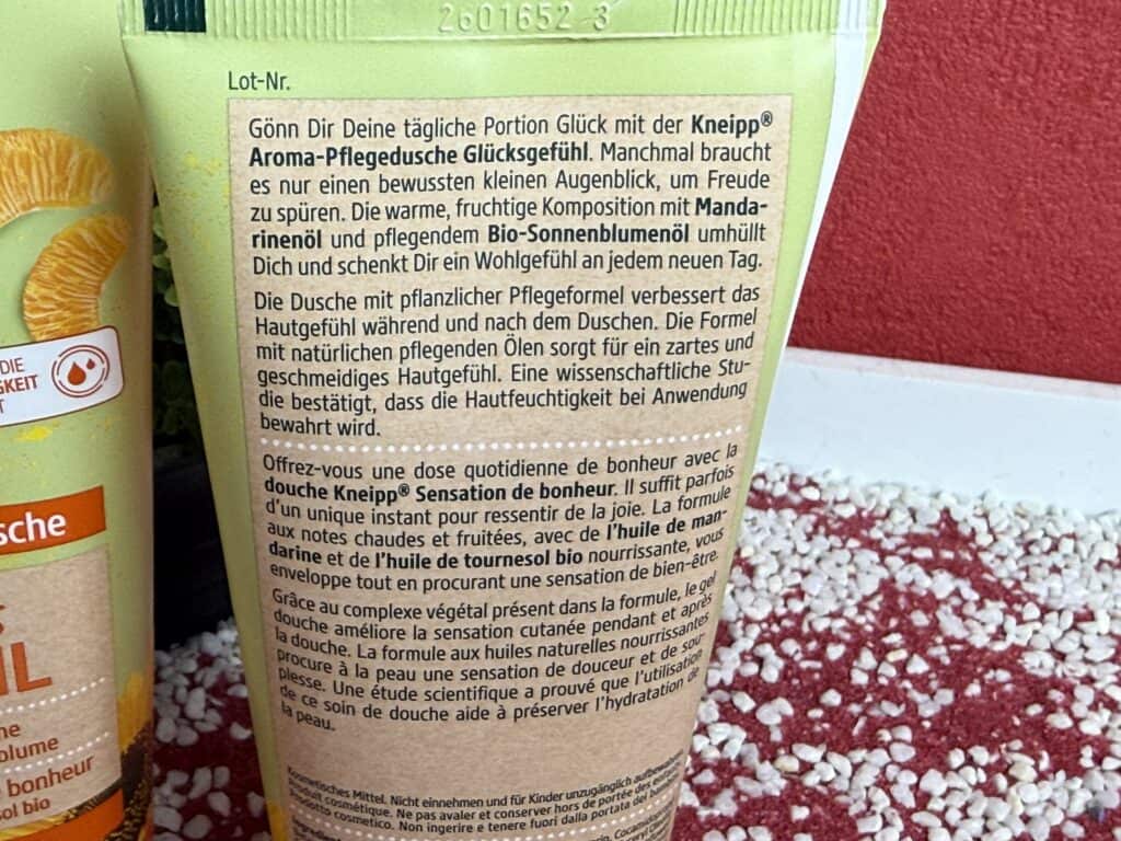 Kneipp Aroma-Pflegedusche Glücksgefühl