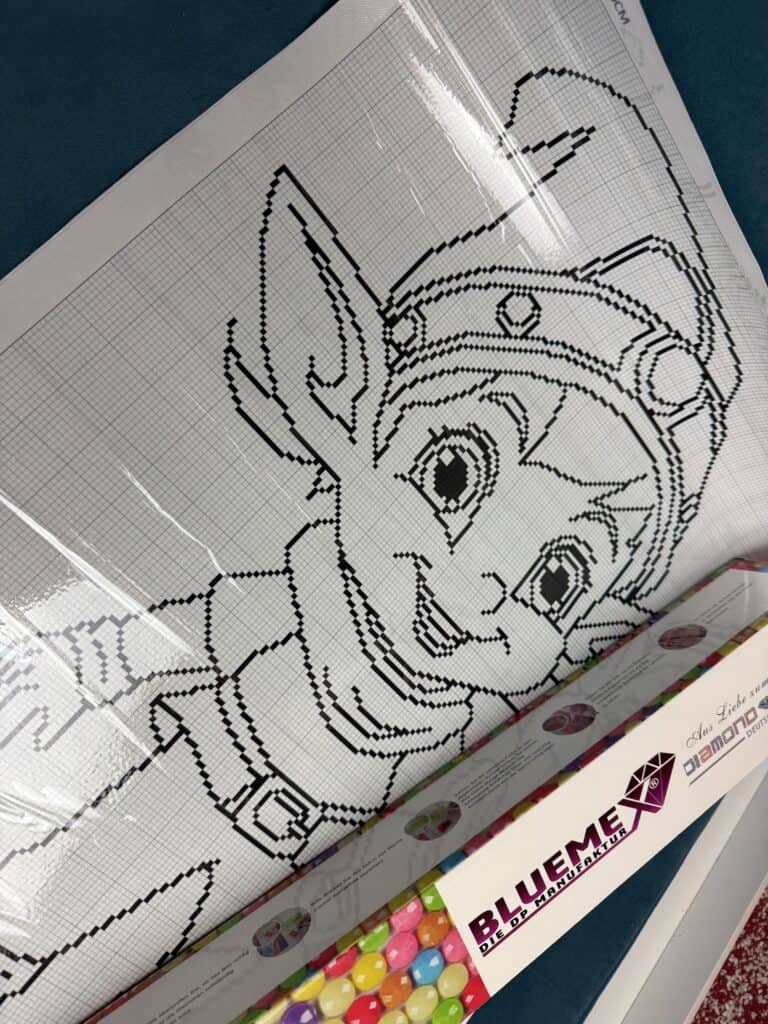 Bluemex Leinwand mit Motiv, hier könnt ihr die kleinen Kästchen sehen