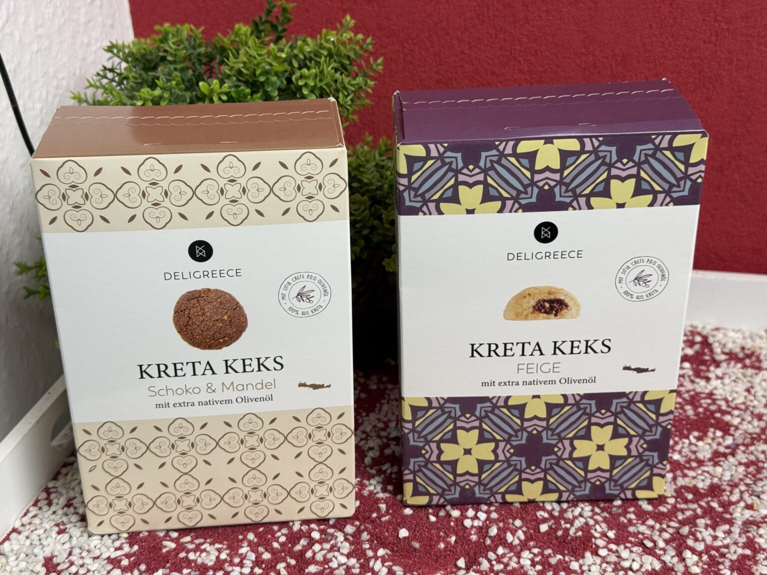 Meine beiden Sorten DeliGreece Kreta Kekse