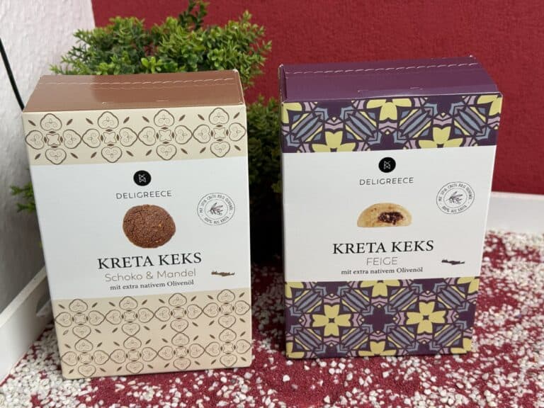 Meine beiden Sorten DeliGreece Kreta Kekse