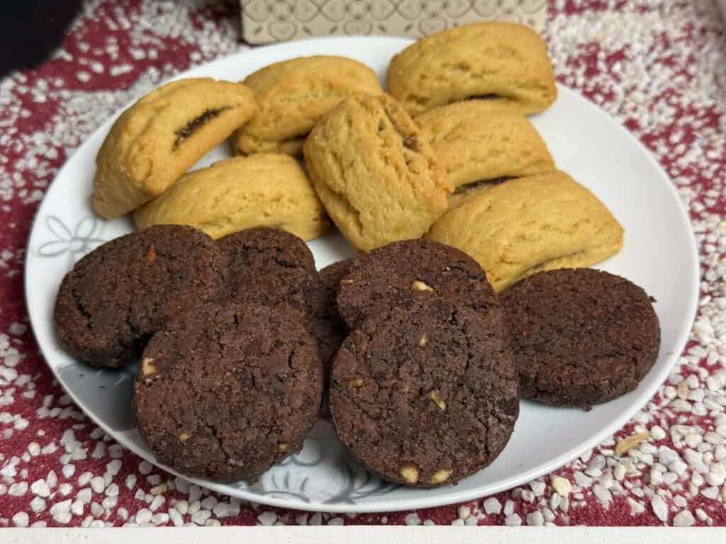 Hier seht ihr die Kekse in Nahaufnahme