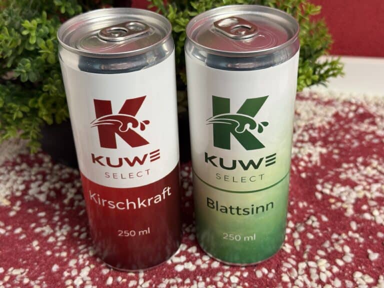 Die beiden Sorten der Kuwe modernen Functional Lifestyle Drinks