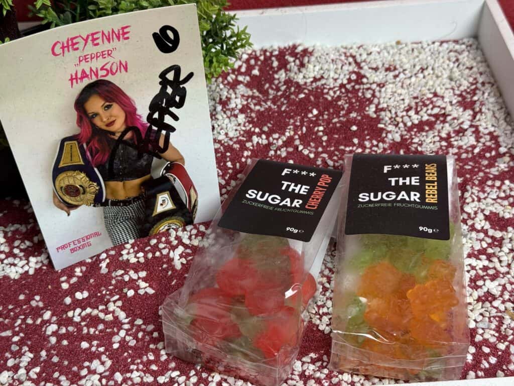 Die beiden Sorten Fruchtgummis von F*** THE SUGAR