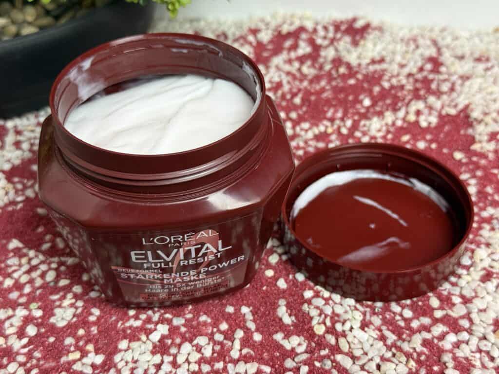 Die L'oreal Elvital stärkende Power Maske