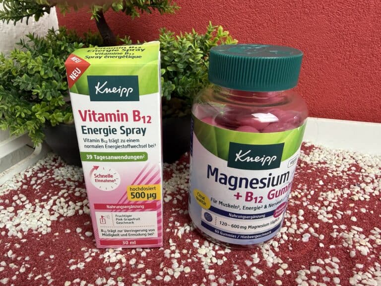 Das Kneipp Vitamin B12 Energie Spray sowie die Gummies