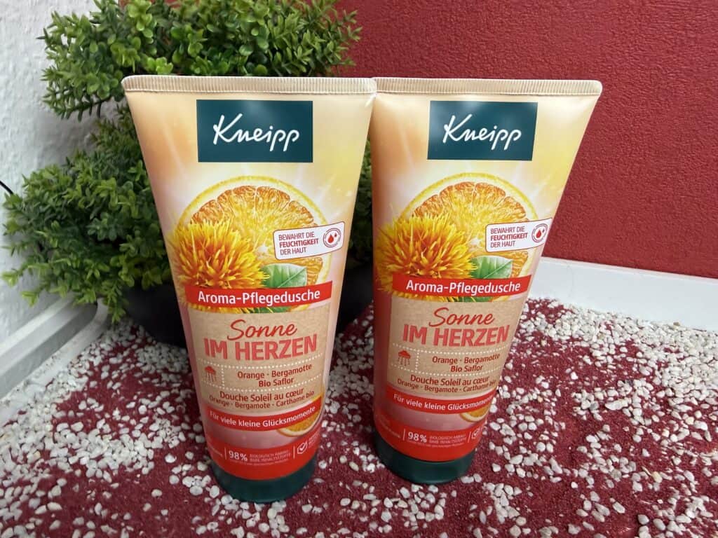 Die Kneipp Aroma Dusche Sonne im Herzen