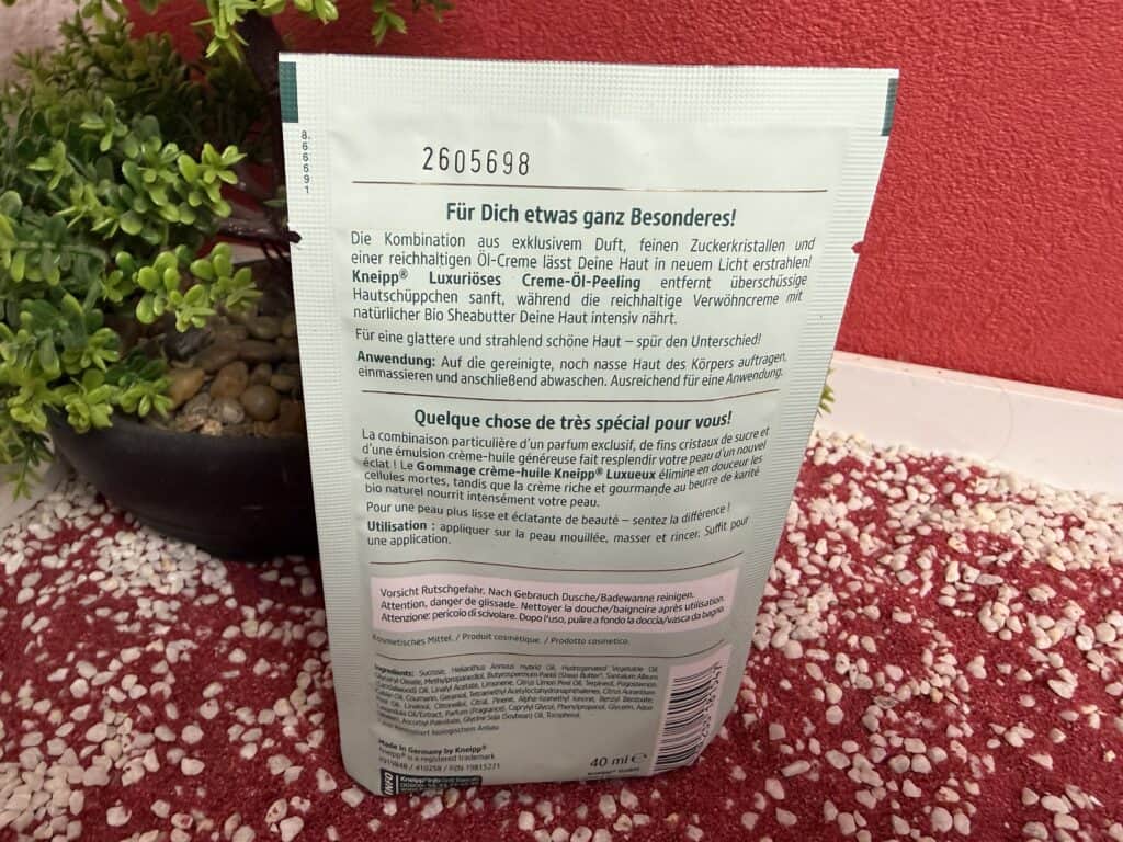 Kneipp Luxuriöses Creme-Öl-Peeling, hier findet ihr alle Informationen